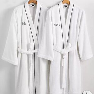 Hotel Collection Turkish Cotton Men's Robe S/M GIFT BOX NEW $200